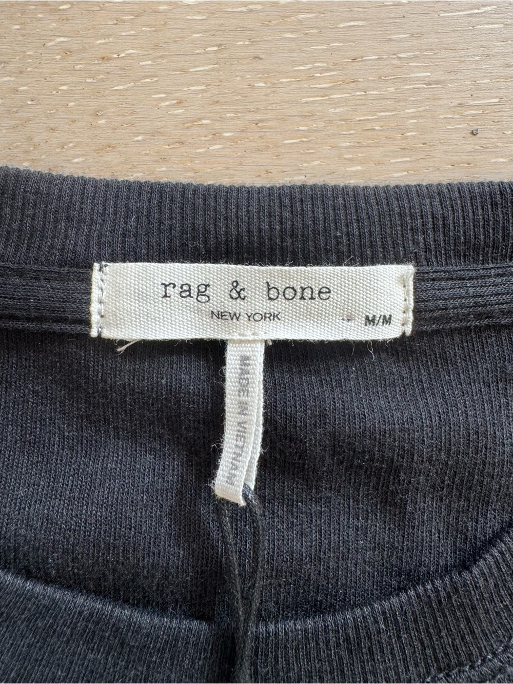 NWT Rag & Bone Ribbed Short Sleeve Tee‎ M - Picture 5 of 6